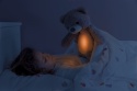 Miś lampka nocna dla dzieci z delikatnym światłem do zasypiania