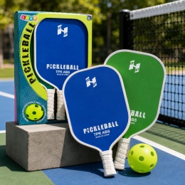 Zestaw do pickleballa – 2 paletki i piłka do gry dla dzieci i dorosłych