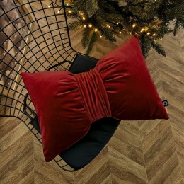 Poduszka dekoracyjna Kokarda XMAS czerwona