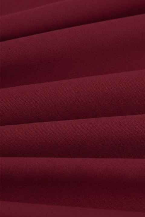 Bordowe bawełniane prześcieradło jersey 180 g/m² – struktura materiału