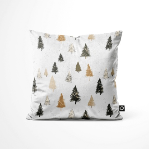 Poduszka świąteczna WINTER BN86 Minimalistyczne Choinki