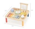 Drewniany stolik muzyczny Viga PolarB 44277 – wymiary 29,5 × 29,5 × 22 cm