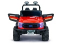Czerwone auto na akumulator 4x4 22F z otwieranymi drzwiami i światłami LED
