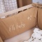 Ochraniacz do łóżeczka Washed Stars Camel – karmelowy z haftem
