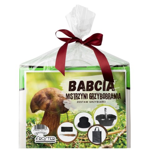 Zestaw do zbierania grzybów Babcia Mistrzyni Grzybobrania