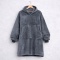 Bluza koc 4w1 oversize z kapturem – składana w poduszkę