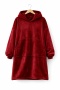 Domowa, ciepła kocobluza oversize