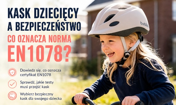 Kask dziecięcy a bezpieczeństwo – co oznacza norma EN1078?
